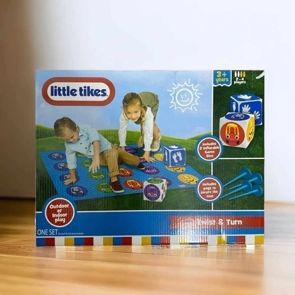 Little Tikes Twist & Turn Outdoor Yard Game NEW 3+ Kids Twister